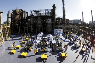 樂高教育舉辦的“一磚一瓦建北京”活動現場