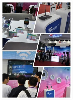 圖2：“移動終端新技術與供應鏈展”聯芯展臺重點展示最新四核智能手機和平板芯片平臺以及TD-LTE芯片。